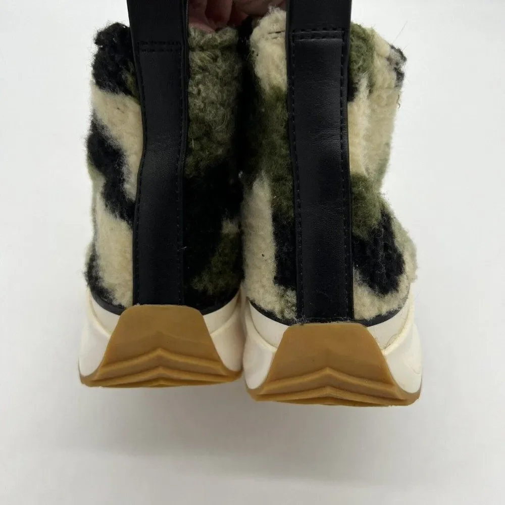 Steve Madden Shaft-F - Womens 7.5 Camouflage Platform Sneakers
